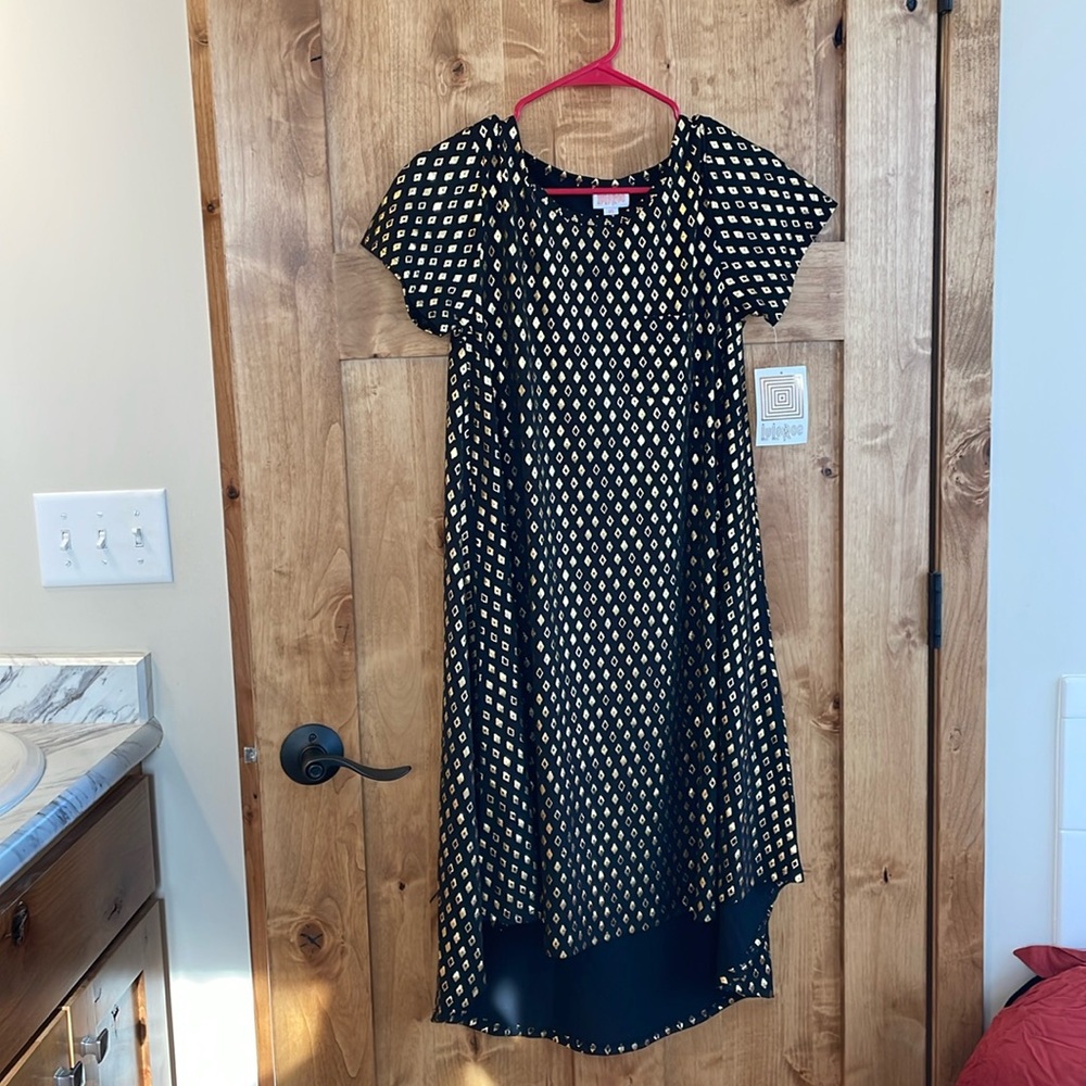 Black and Gold Dress